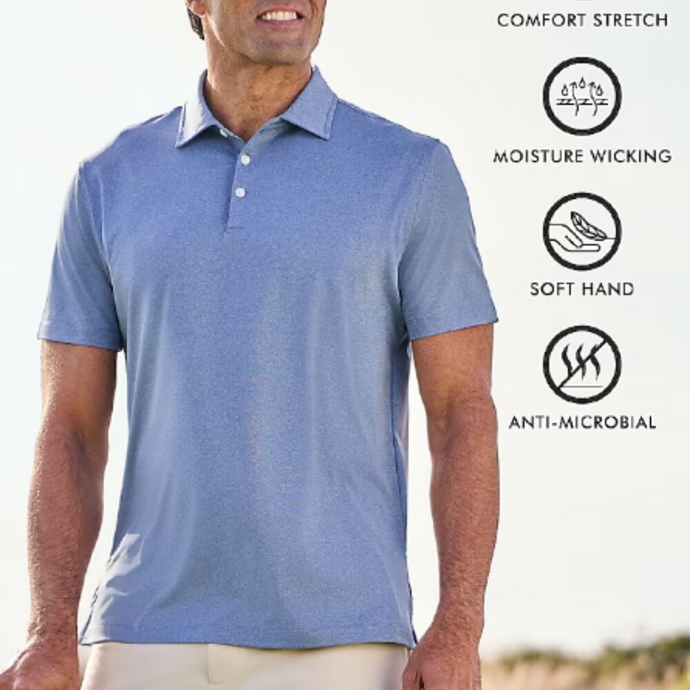 NWT Men Jos A. Banks Travelers Polo Traditional Fit Size Large MSRP $99.50